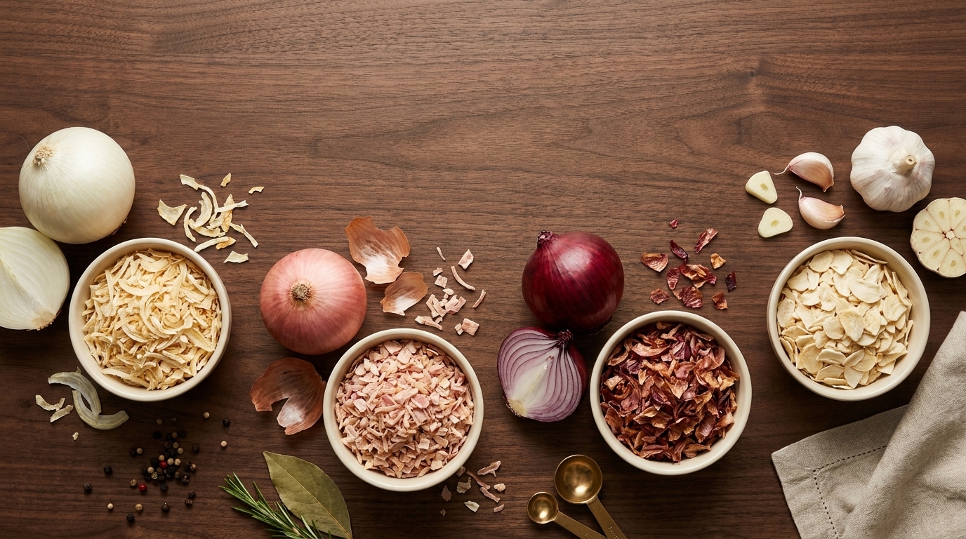 Premium dehydrated foods and spices