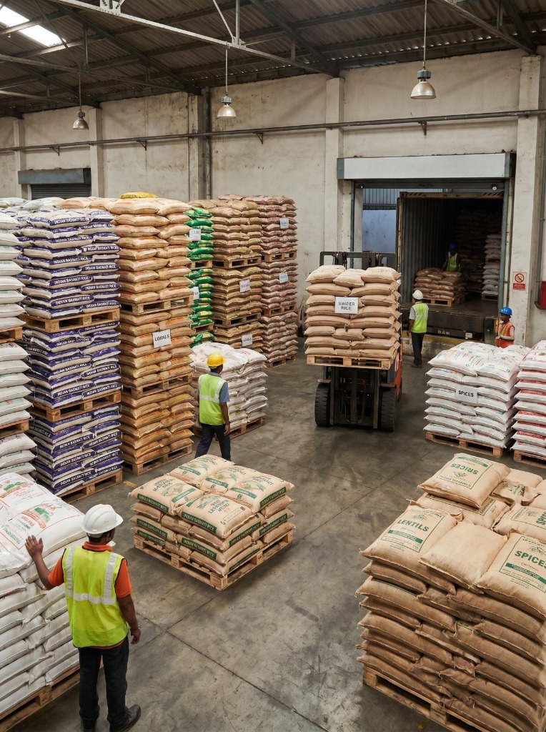 Europa Foods active packaging and loading warehouse